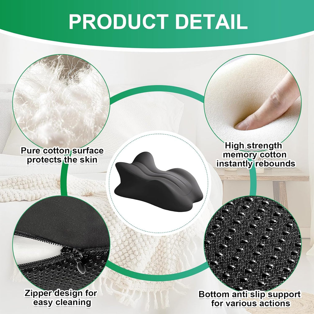 Cililave Extra Large Size Memory Foam Ergonomic Pillow – Prone Support Orthopedic Pillow for Sleeping, Reading & Back Body Pillow Su…