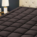 HYLEORY California King Mattress Pad Quilted Fitted Mattress Protector Cooling Pillow Top Mattress Cover Breathable Fluffy Soft Mattress…