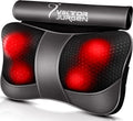 VIKTOR JURGEN Back Massager Kneading for Neck, Shoulder and Foot, Shiatsu Massage Pillow with Heat, Relaxation Gifts for…