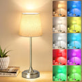 Wowag Cordless Table Lamp Rechargeable,5000mAh Battery Operated Desk Lamp,3 Colors & 7 RGB Stepless Dimmable, Touch Ambient Light for…