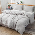 Simple&Opulence 100% Washed Linen Duvet Cover with Pom Pom Trim, Natural French Flax Bedding Set Soft Breathable,1 Farmhouse…