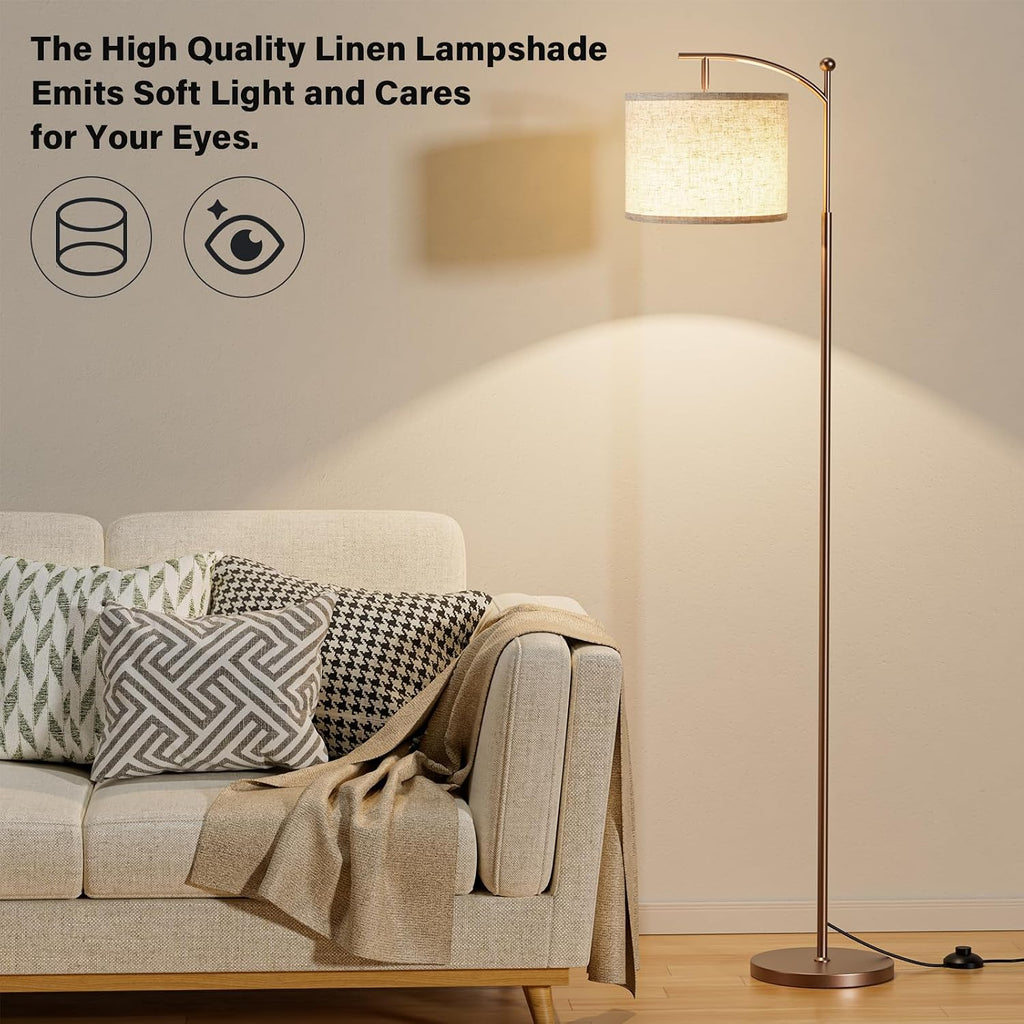 Ambimall 60" Floor Lamp with Remote Control and Stepless Dimmable Bulb, Colors Temperature & Brightness Adjustable, Modern Floor Lamps…