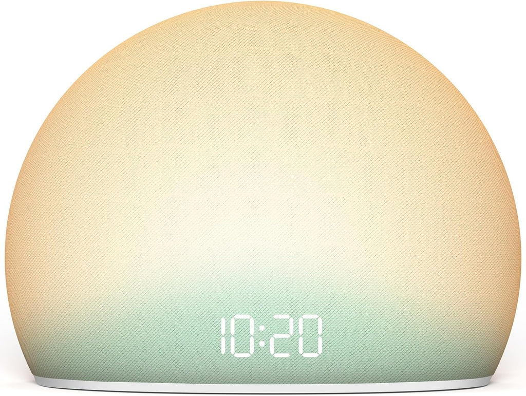 HOUSBAY Sunrise Alarm Clock, White Noise Sound Machine for Bedroom | Natural Wake-Up Light with Gentle Alarm Sounds, 20 Soothing Sleep…
