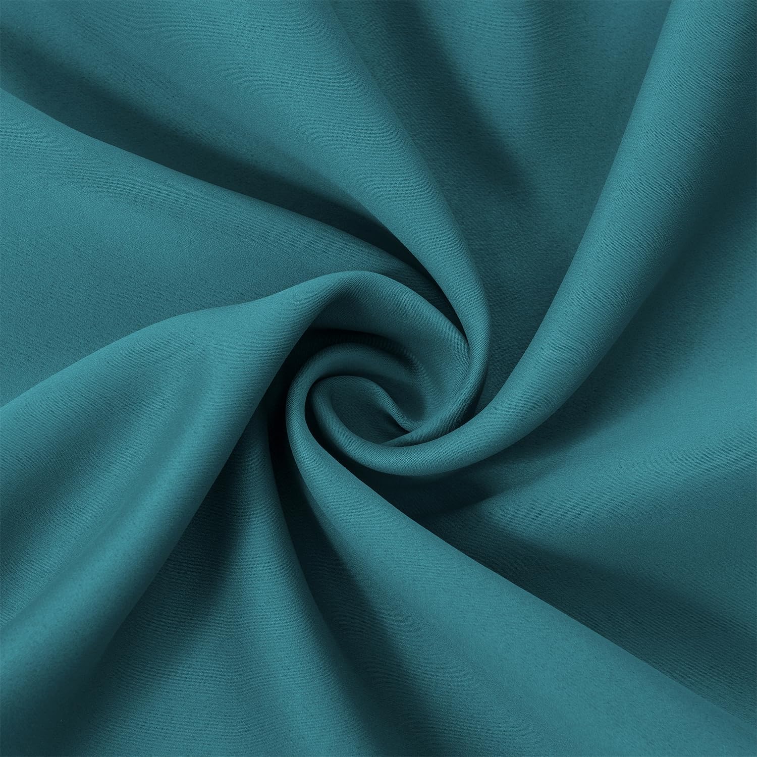 Lemomo Sea Teal Thermal Blackout Curtains/38 x 54 Inch/Set of 2 Panels Room Darkening Curtains for Bedroom 54 Inch silver