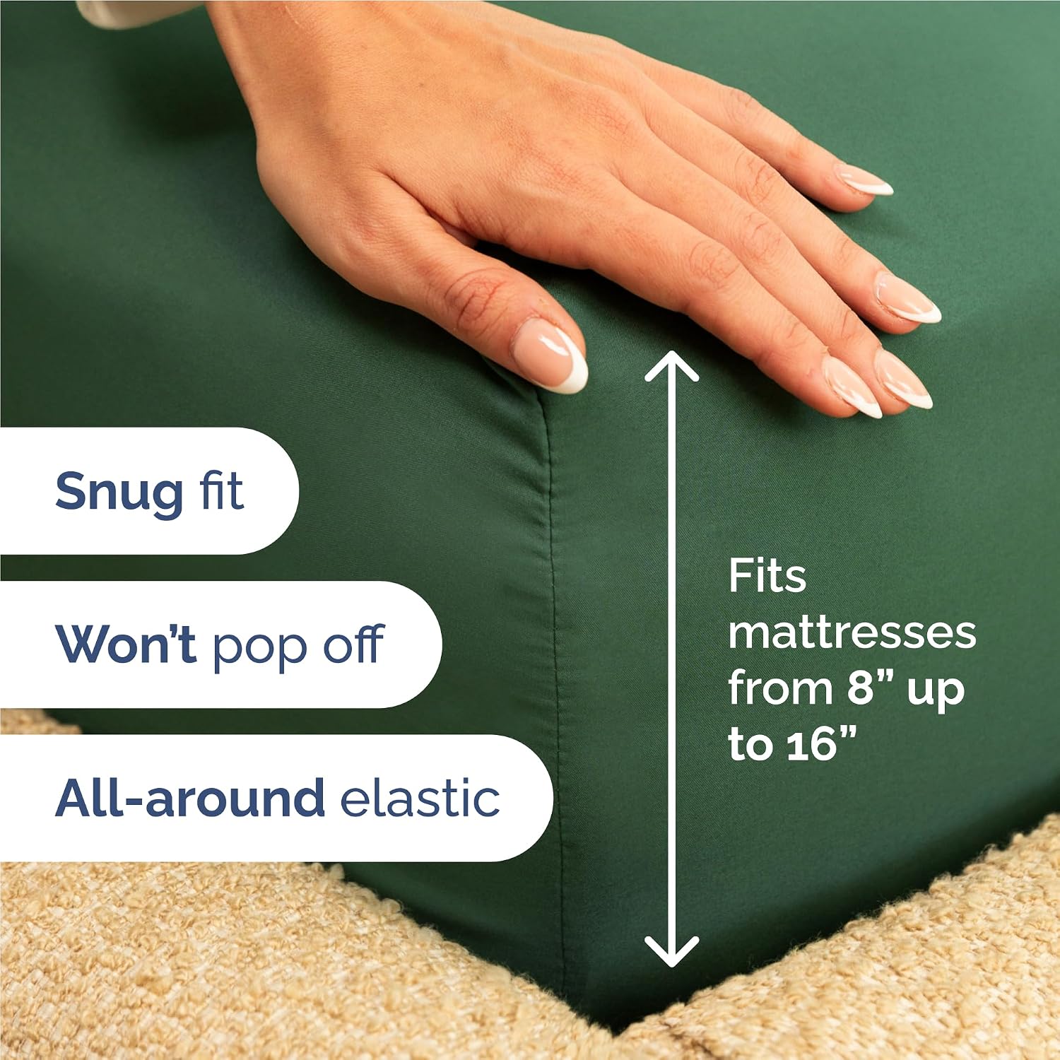 Full Size 4 Piece Sheet Set - Comfy Breathable & Cooling Sheets - Hotel Luxury Bed Sheets for Women & Men - Deep Pockets, Easy-Fit, Soft…