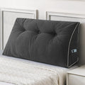 Sasttie Headboard Pillow Twin/Twin XL, Wedge Pillow Headboard for Dorm, Triangular Daybed Backrest Cushion for Sitting or Reading in Bed, w…