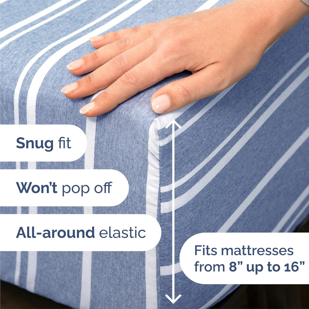 Split King Size 5 Piece Sheet Set - Comfy Breathable & Cooling Sheets - Hotel Luxury Bed Sheets for Women & Men - Deep Pockets, Easy-Fit…