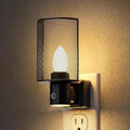 DORESshop LED Night Light Plug in, Night Lights Plug into Wall, Dusk-to-Dawn Sensor, Vintage Farmhouse Decor, 3 Level Brightness…