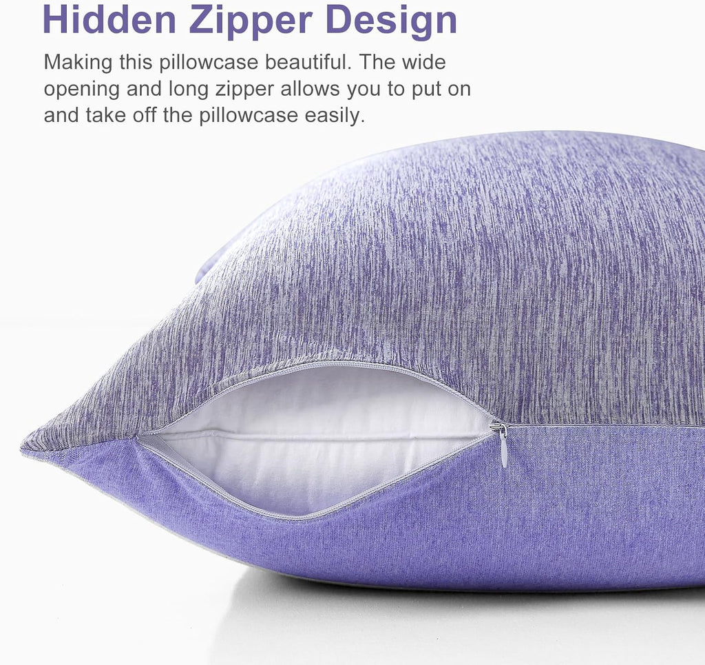 Elegear Cooling Pillow Cases for Hot Sleepers, Japanese Q-Max 0.5 Cooling Pillowcases, Both Sides(Cooling/Cotton), Breathable Soft Pillowca…