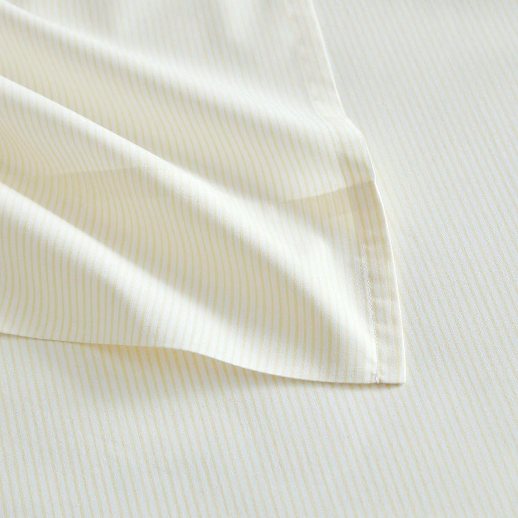 MarthaStewart Martha Stewart - Queen Size Sheets Set, Crisp & Tailored Cooling Sheets with a Naturally Smooth Cotton Percale Lightweight Fe…