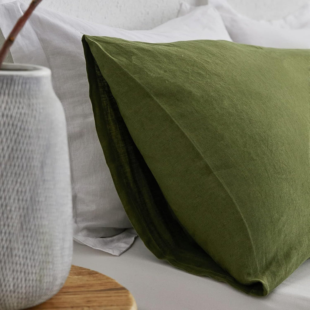 Simple&Opulence Body Pillow Cover 20" x 54",100% Pure Linen, Ultra Soft and Breathable, Body Pillowcase with Envelope Closur…