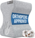 5Starsunited 5 STARS UNITED Knee Pillow for Side Sleepers - Hip, Memory Foam Leg Cushion for Side Sleeping - Between Legs Pillow for Sciat…