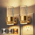 L LOHAS LED Night Lights Plug into Wall, 2 Pack Mini Dimmable Night Light with Dusk-to-Dawn, Soft White/Cool White/Amber 3 Light Color…