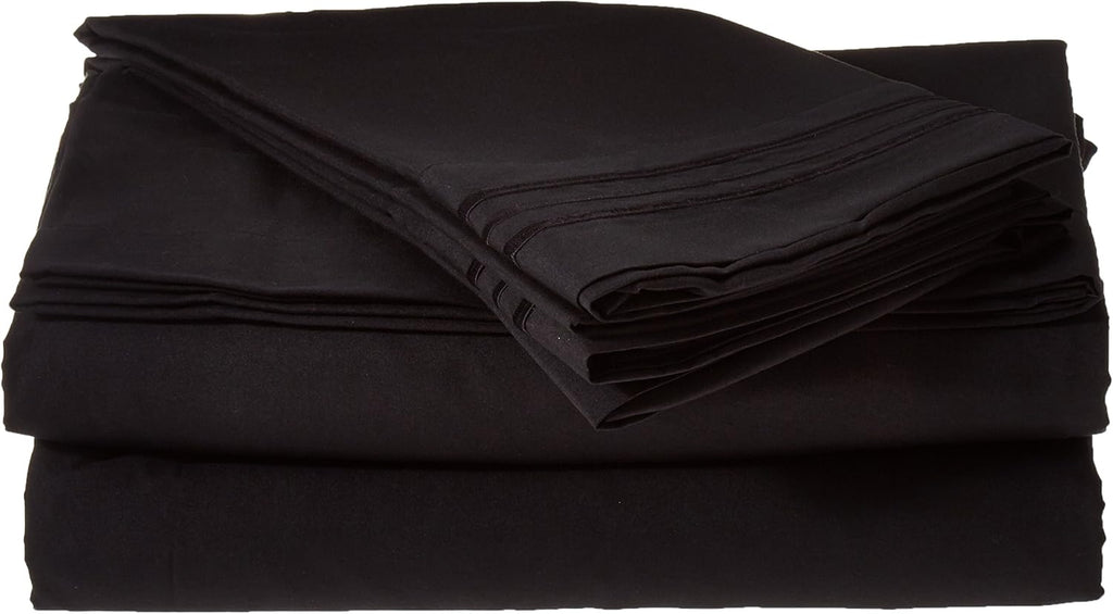 Elegantcomfort Elegant Comfort 1500 Premier Hotel Quality 4-Piece Bed Sheet Sets, Deep Pockets - Luxurious Wrinkle Free & Fade Resistant, F…