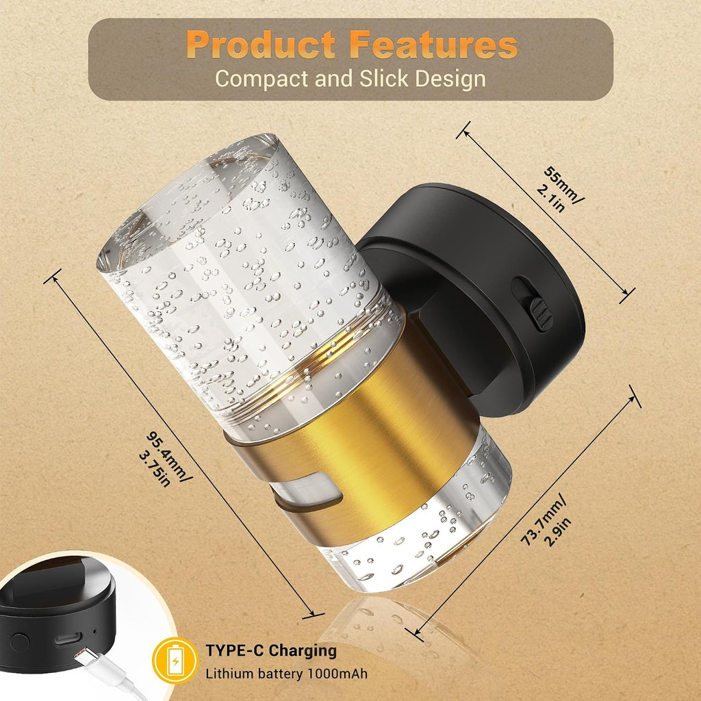 JandCase Motion Sensor Night Light, Wireless Rechargeable Night Light Wall Mounted, 2 Pack Motion Activated Night Lights, Dimmable…