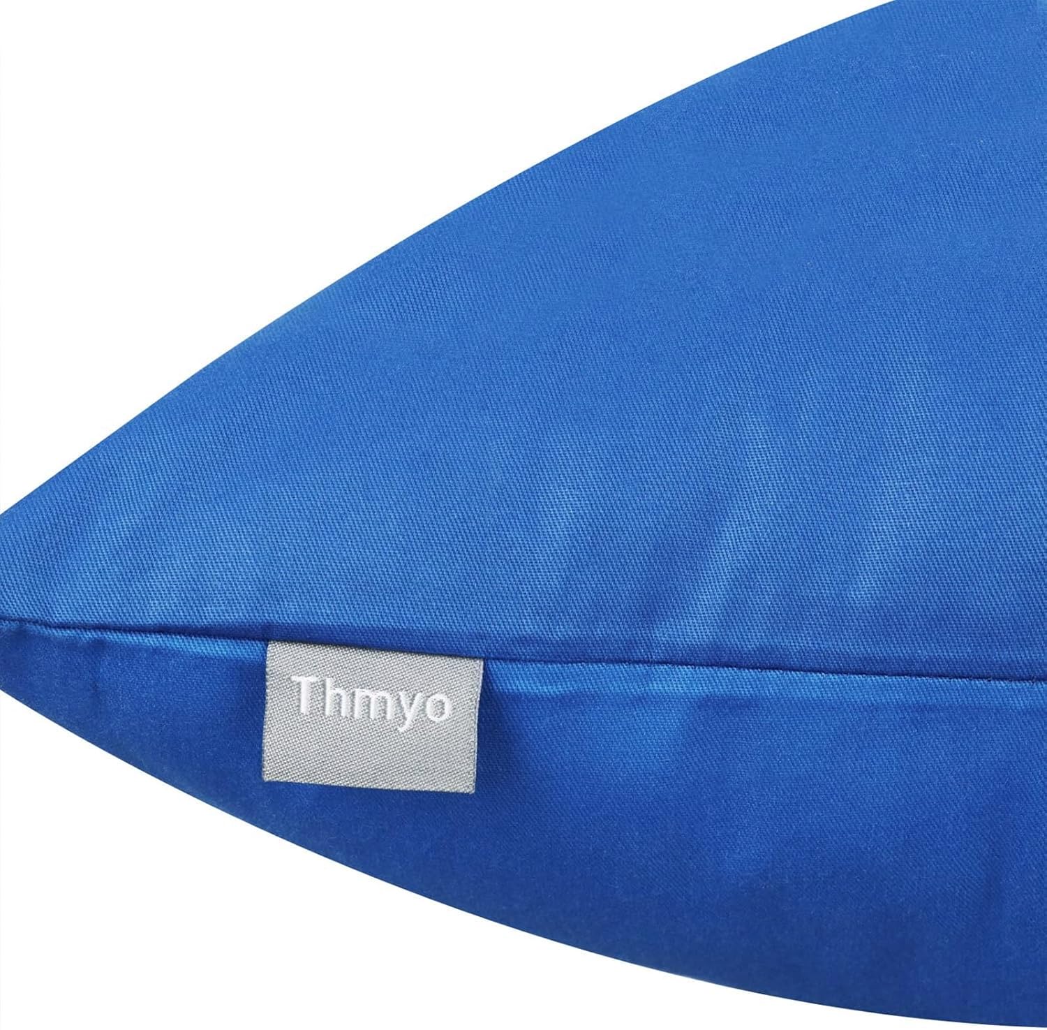 Thmyo 4-Pack 100% Cotton Comfortable Solid Decorative Throw Pillow Case Square Cushion Cover Pillowcase Sublimation Blank Pillow Covers DIY…