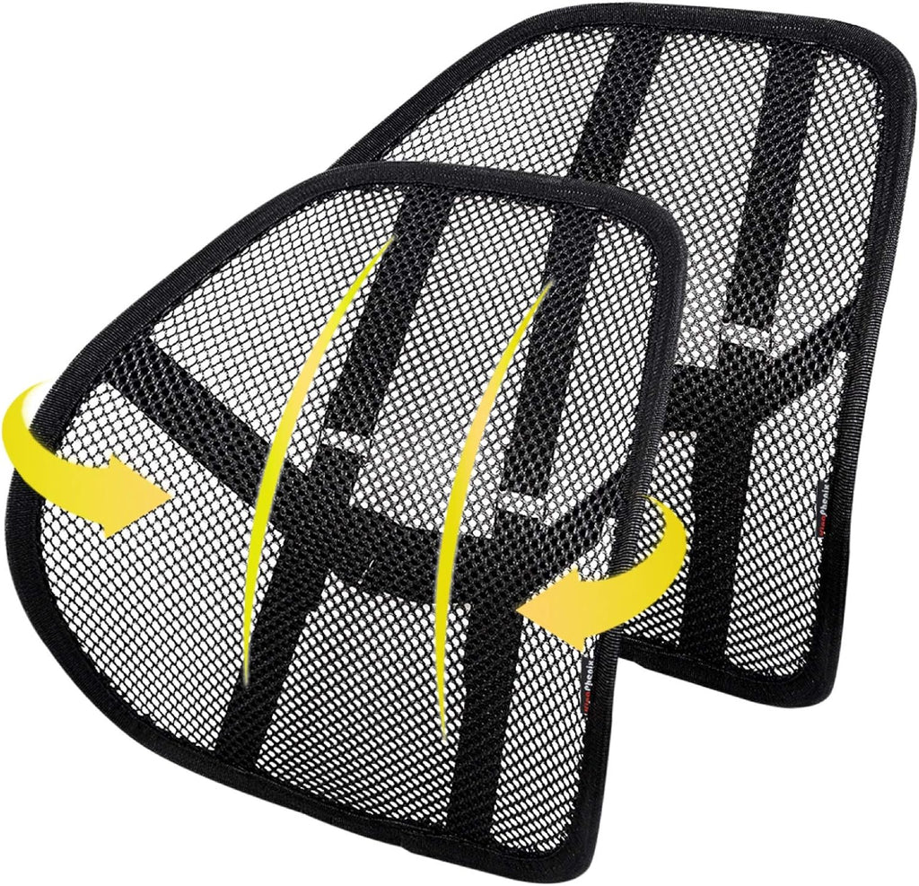kingphenix Lumbar Support (2 Pack) with Breathable Mesh, Suit for Car, Office Chair