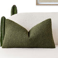 Foindtower Decorative Textured Boucle Throw Pillow Covers Accent Solid Lumbar Pillow Cases Neutral Soft Cozy Couch Cushion Case for Chair…