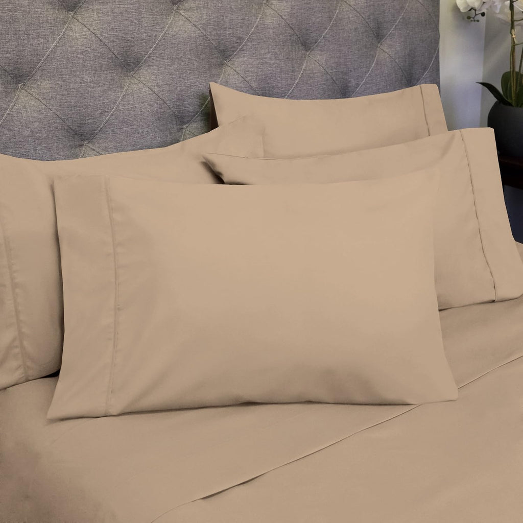Cal King Size Bed Sheets - 6 Piece 1500 Supreme Collection Fine Brushed Microfiber Deep Pocket California King Sheet Set Bedding - 2…