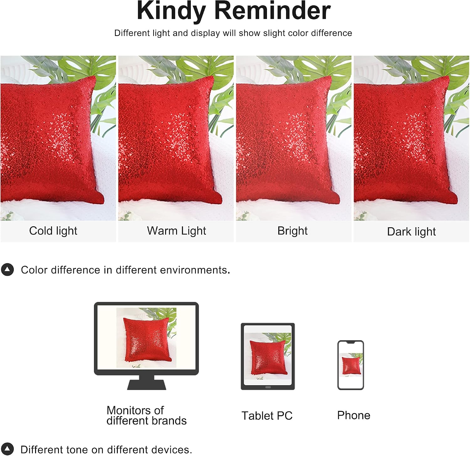uxcell 2 Pcs Sequin Throw Pillow Covers, Shiny Sparkling Comfy Satin Cushion Covers, Decorative Pillowcases for…