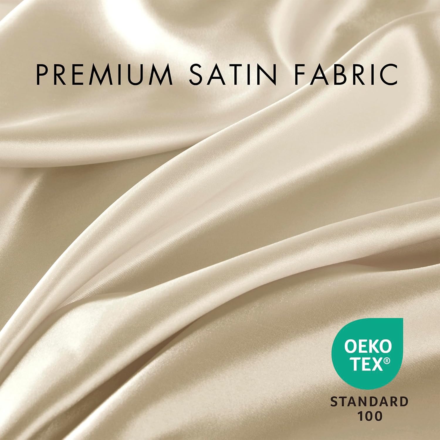 Madisonpark Madison Park Satin Sheets - Full Size, Luxurious Silky Bed Sheets, Elastic 14" Pocket Fits Up to 16" Mattress, Wrinkle-Free, So…