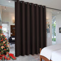 Rybhome RYB HOME Blackout Room Dividers Noise Reduce Curtains Grommet Privacy Vertical Blinds Shade for Living Room Basement Home Theater P…