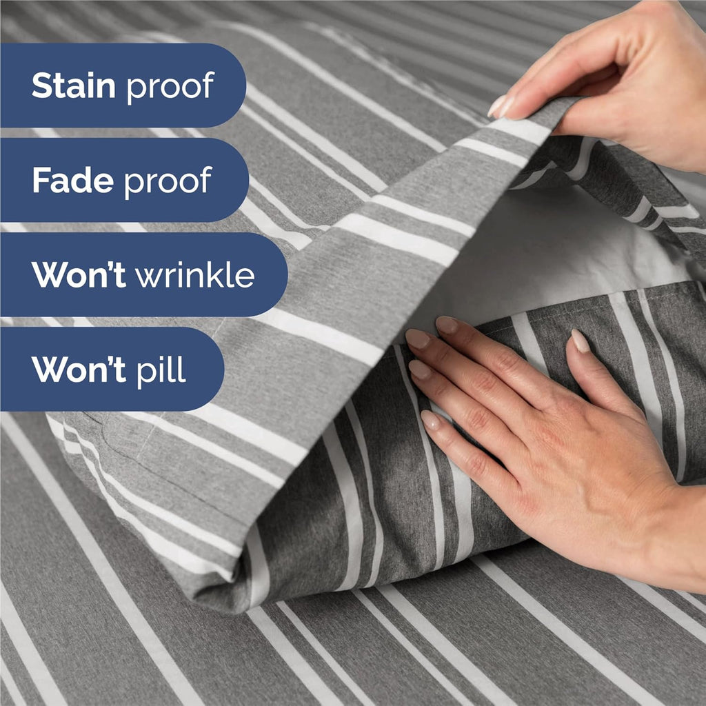 King 6 Piece Sheet Set - Comfy, Breathable & Cooling - Soft Hotel Luxury Bedding for Women, Men, Kids, Teens and Children - 1 Flat & 1…