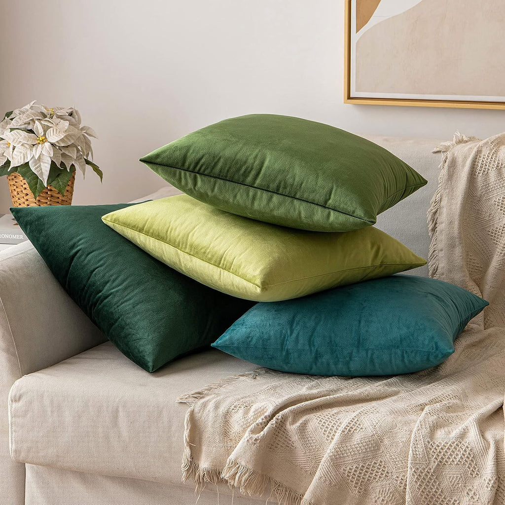 Miulee Polyester Pillow Cover Soft Luxury Decorative Throw Pillow Cover Single Rectangle Cushion Case for Spring Couch Sofa Bedroom Car Dec…