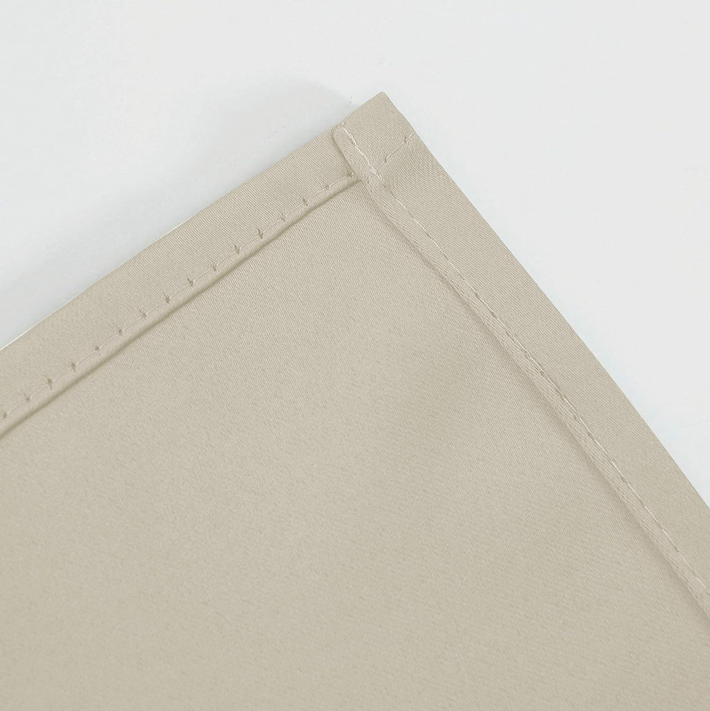 Lemomo Light Beige Thermal Blackout Curtains/42 x 72 Inch/Set of 2 Panels Room Darkening Curtains for Bedroom 72 Inch silver