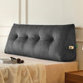 Z-Hom Large Headboard Pillow Full, NO ROLL Pillow, Wedge Pillow Headboard for Sitting Up in Bed, Backrest Support Triangular Cushion for Re…