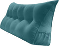 Peachwell Handmade Headboard Pillow-King Size Wedge Support Large Bolster Cushion Headboard Backrest Pillow for Bed Rest with Two Large…