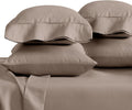 BareHome Bare Home Microfiber Bulk Pillow Cases - King Set of 4 - Cooling Pillowcases - Double Brushed - Taupe Pillowcases 4 Pack - Easy Ca…