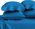 BareHome Bare Home Microfiber Pillowcases - Standard/Queen Size Set of 4 - Cooling Pillowcases - Double Brushed - Medium Blue Pillowcases 4…