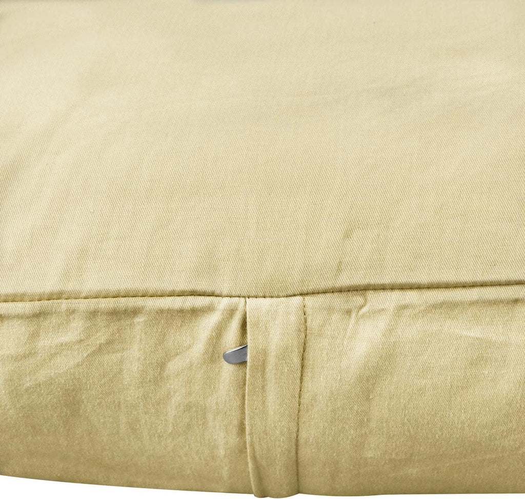 Thmyo 4-Pack 100% Cotton Comfortable Solid Decorative Throw Pillow Case Square Cushion Cover Pillowcase Sublimation Blank Pillow Covers DIY…