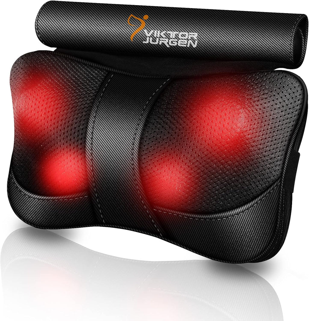 Viktorjurgen VIKTOR JURGEN Mothers Day Back Massager Kneading for Neck, Shoulder and Foot, Shiatsu Massage Pillow with Heat, Relaxation Gif…