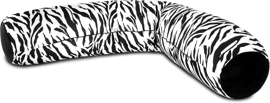 Deluxe Comfort Microbead Body Pillow (47" x 7") - Mooshi Squishy Soft - Prenatal Pregnancy Pillow - Full-Body Side Sleeper - Body Pillow…