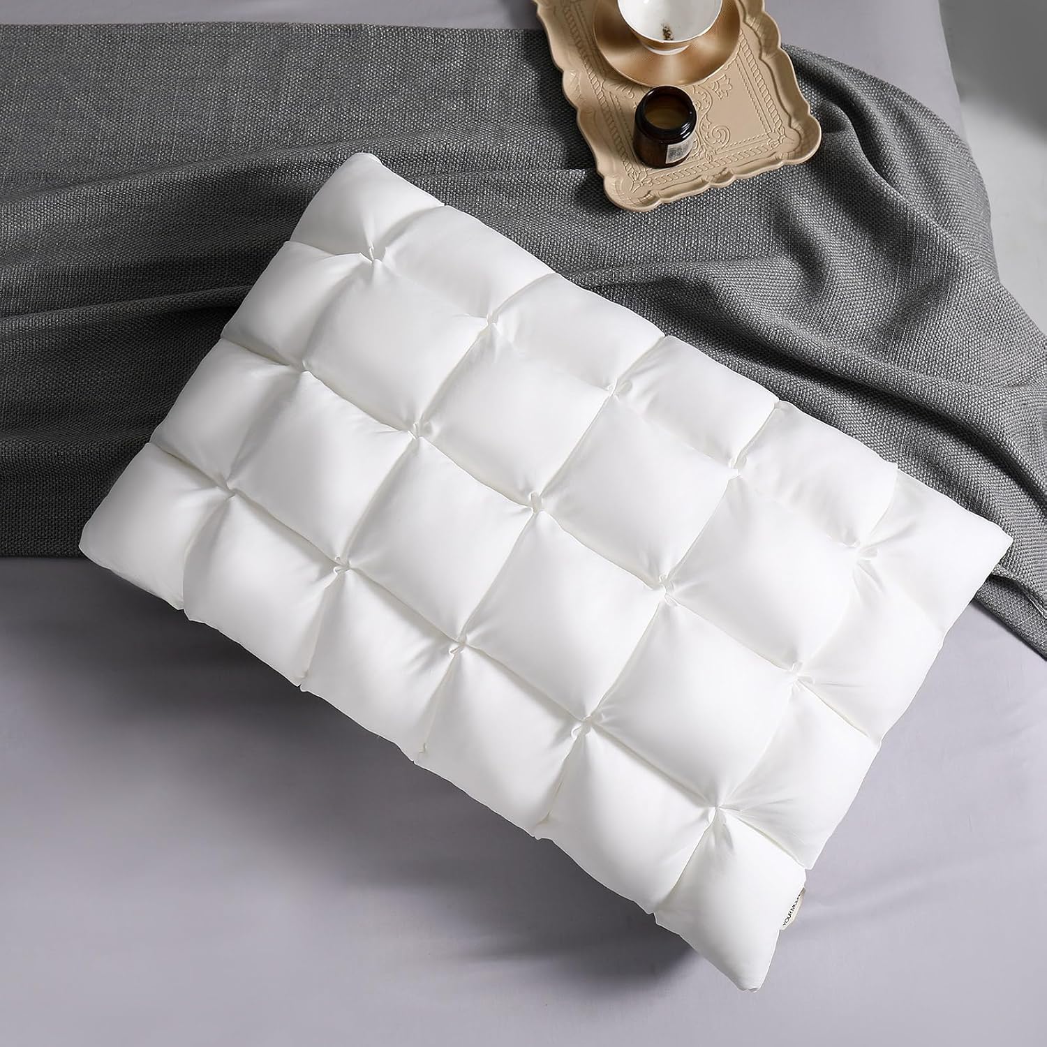 Yourmoon YOUR MOON Soft Pillows Standard for Sleeping, Support Bed Pillows, Fluffy Down Alternative Pillow, Luxury Hotel Gel Standard Pillo…