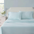 MarthaStewart Martha Stewart - Twin Size Sheets Set, Crisp & Tailored Cooling Sheets w/a Naturally Smooth Cotton Percale Lightweight Feel -…