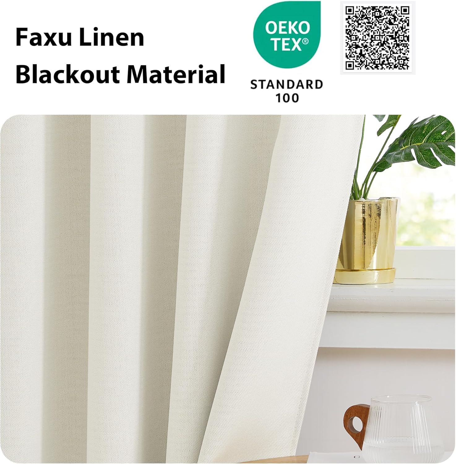 Nicetown 30 Inch Length Curtain Valances, 2 Panels Blackout Thermal Insulating Small Half Curtain Tiers for Kitchen with Top Grommet, Windo…