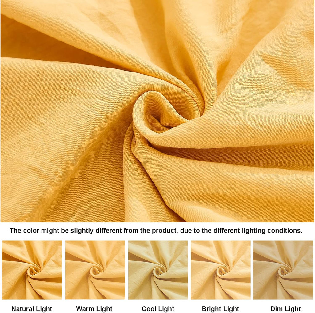 Moveover Yellow Body Pillow Cover Boho Body Pillow Cover Ginger Yellow Pom Poms Fringe Design Body Pillowcases 20x54 Inches Decorative Long…