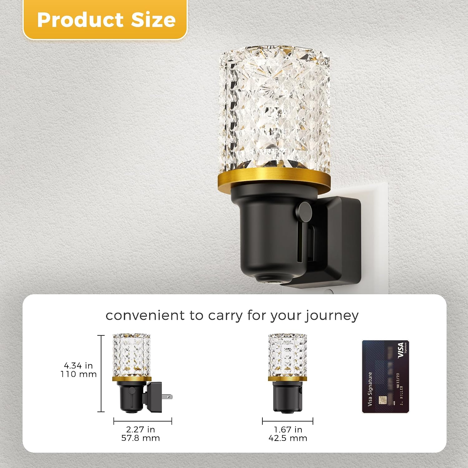 L LOHAS LED Night Light, 2 Pack Dimmable Night Lights Plug into Wall, Automatic Night Lights Plug in with Auto Light Sensor, Adjustable…