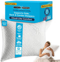 XtremeComforts Xtreme Comforts Shredded Memory Foam Pillow- Allergy-Friendly & Cooling Pillow Cover for Side, Back & Stomach Sleepers- Mach…