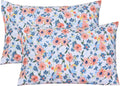 FEATHER & STITCH NEW YORK 100% Cotton 2 Piece King Pillow Cases, 300TC Ultra-Soft Pillowcases with Envelope Closure, Wrinkle- Fade- Stain…