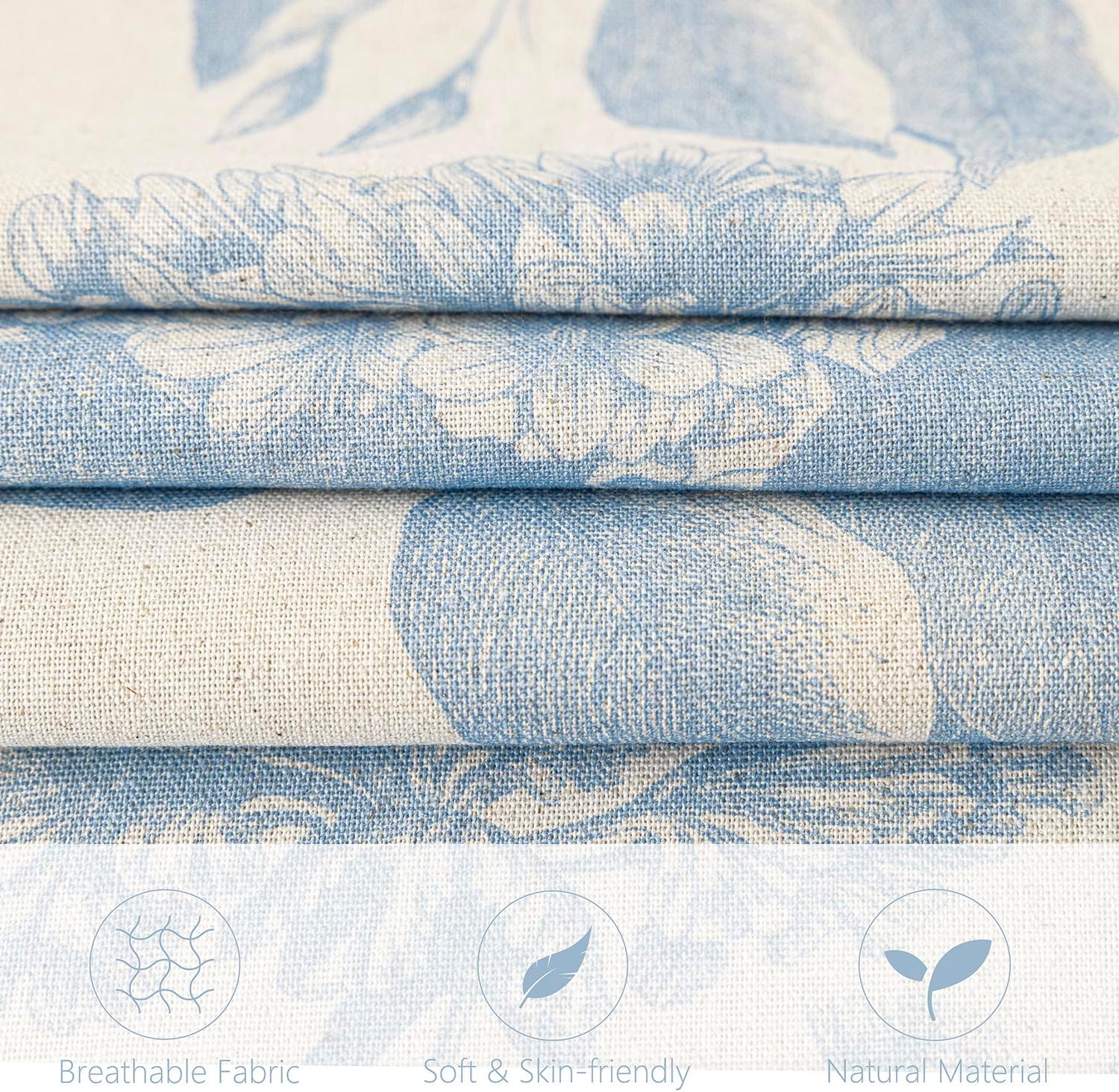 Foindtower Set of 2 Linen Floral Vintage Throw Pillow Covers Neutral Accent Decorative Cozy Cushion Covers Farmhouse Boho Home Decor for…