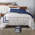 Ella Jayne Duvet Cover Queen Size (3 Pieces), 100% Cotton Percale, Full/Queen, Soft, Breathable & Lightweight, Including Duvet Cover (1…