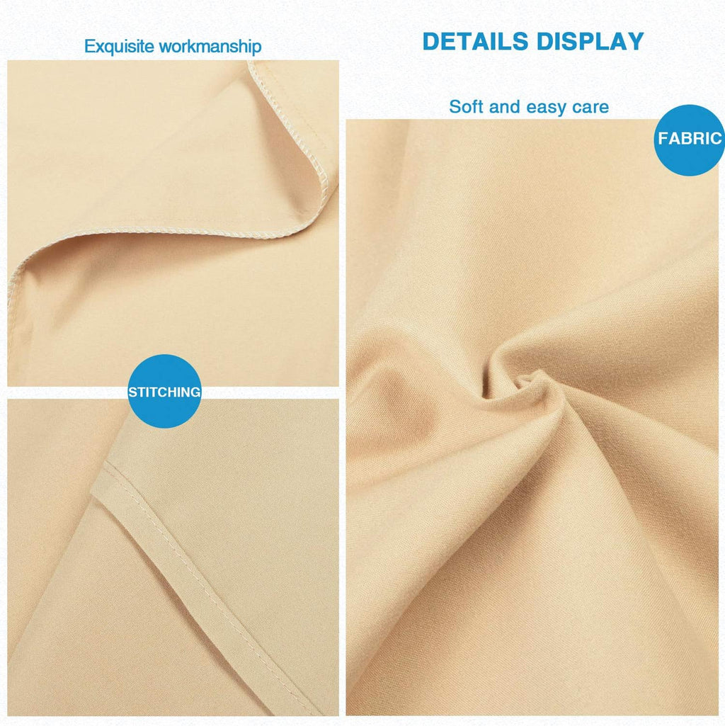 FLXXIE Pillow Cases Standard Size, Soft Microfiber Pillow Covers with Envelope Closure, Wrinkle, Stain Resistant Pillowcases, 2 Piece…