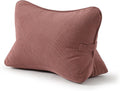 Pat. Pend. Corduroy Back Pillow for Sitting Up & Reading, Ergonomic Triangle Lumbar Support Cushion for Sofa, Armchair & Bed, Removable…