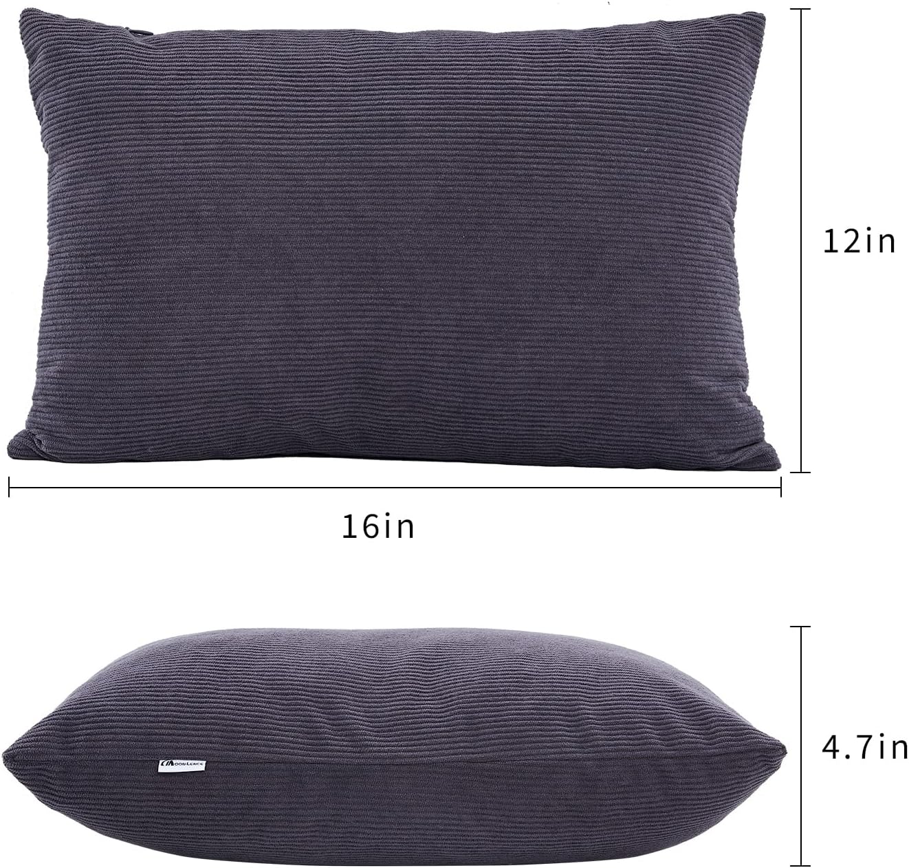 MOON LENCE Camping Pillows 2 Pack, Compressible Camp Pillow with Washable Cover & Carry Bag, Plush Filled Backpacking Pillow for Hiking…