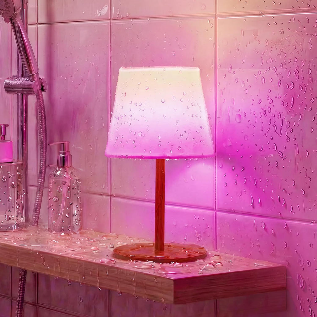 EZVALO Spa-Like Shower Lamp – Waterproof Bathroom Lamp with Remote, Rechargeable Cordless Mood Light, 3 Color Temps & 80 RGB Colors for…
