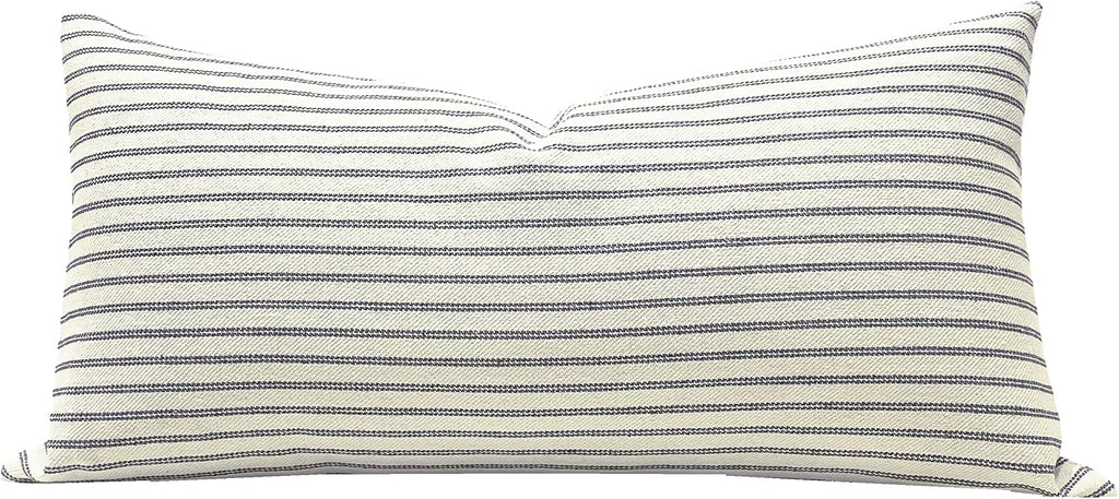 Slow Cow Rectangular Throw Pillow Cover Decorative Textured Lumbar Accent Cushion Cover for Couch Sofa 12 x 24 Inches Grey